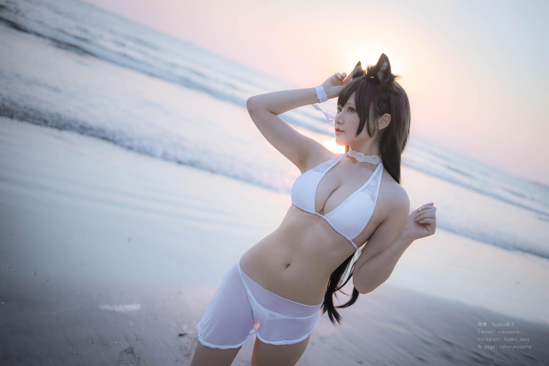 Nyako喵子爱宕泳装